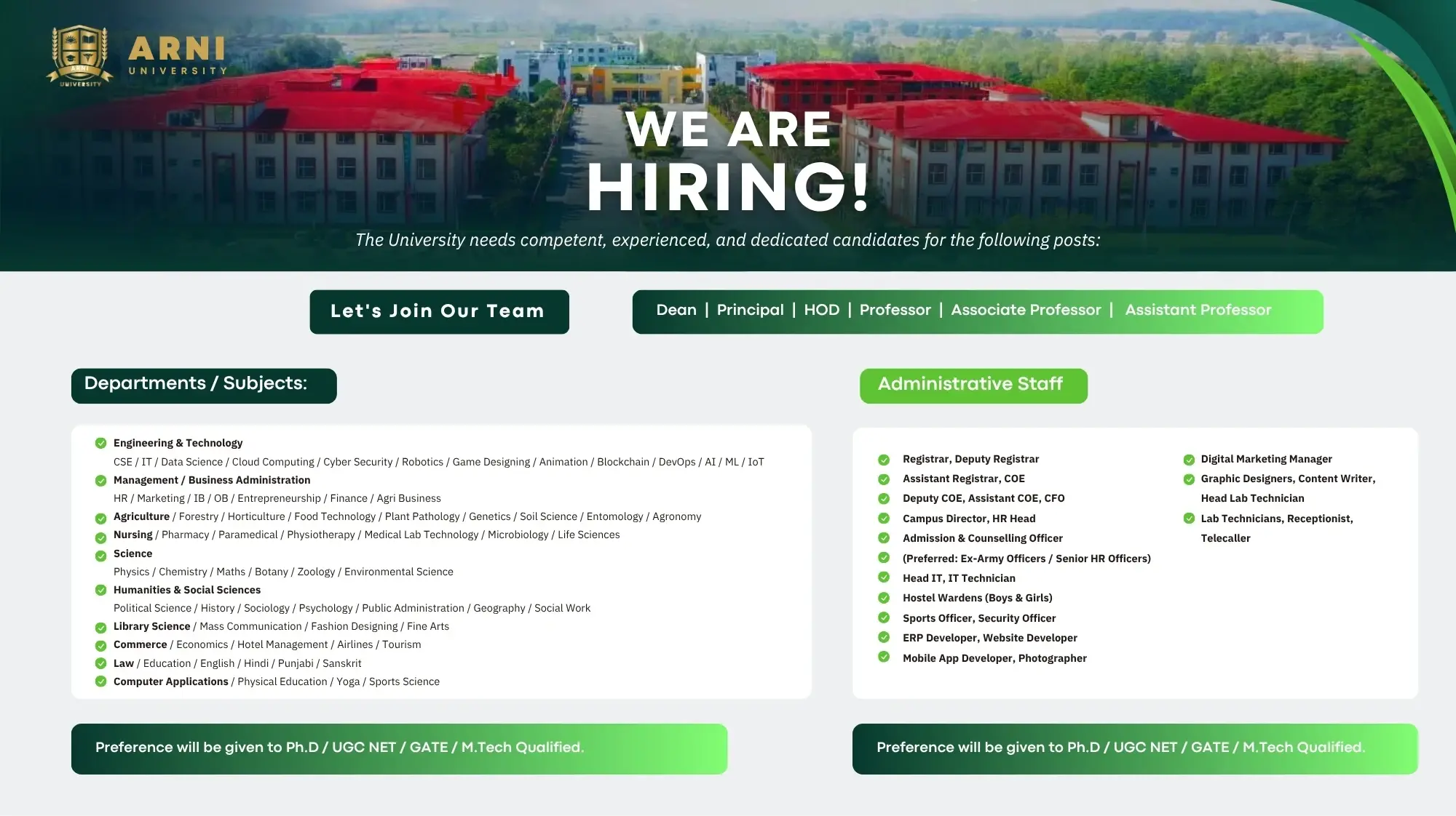 We are hiring!